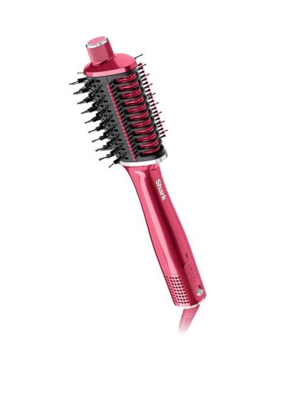 Shark Pink Hot Air Styling Brush - Smooth Volume & Shine